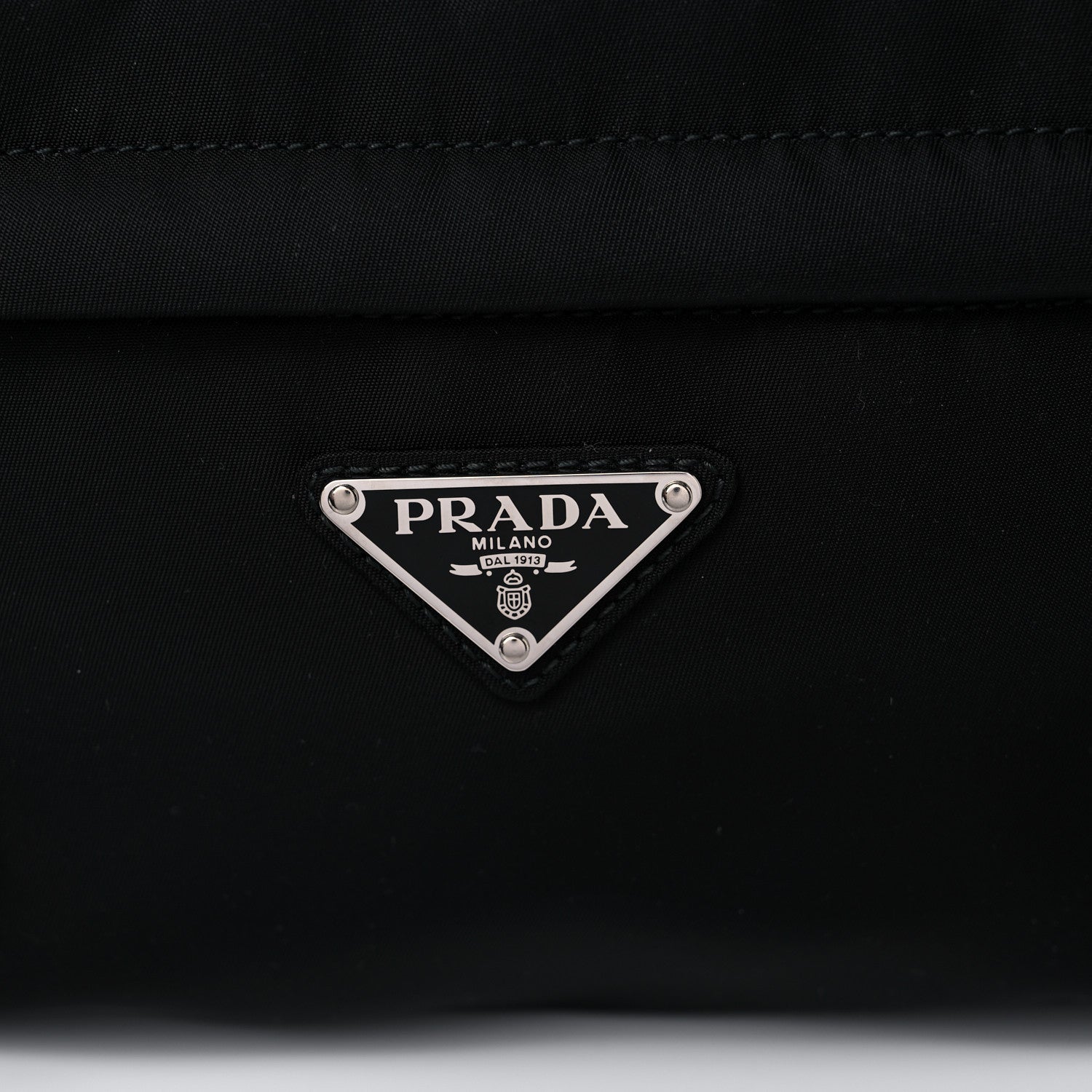 Prada Tessuto Nylon Belt Bag Black 9 of 9