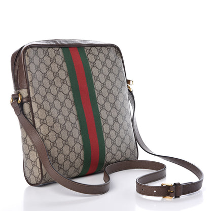 Gucci GG Supreme Monogram Web Medium Ophidia Messenger Bag Brown 3 of 9