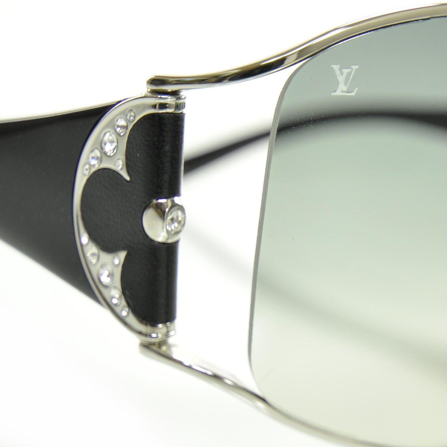 Jasmine Sunglasses Black Glitter