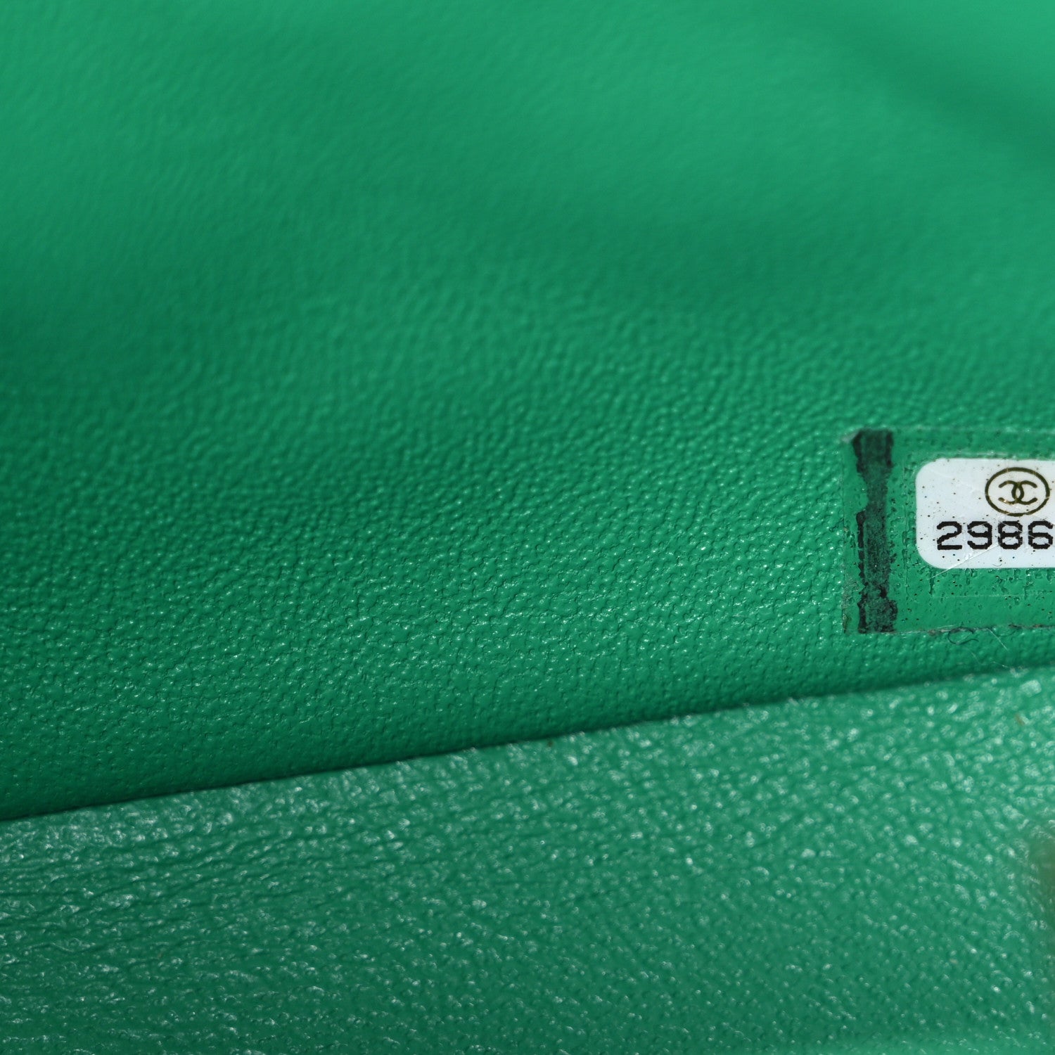 Chanel Lambskin Quilted Mini Square Flap Green 7 of 10