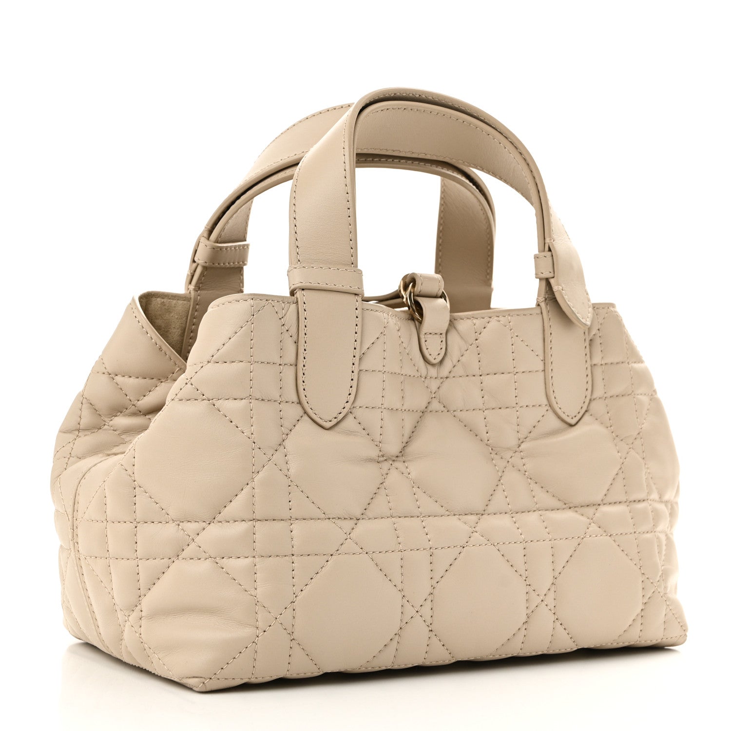 Christian Dior Calfskin Macrocannage Small Toujours Tan 4 of 10