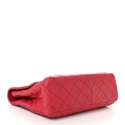 Chanel Caviar Quilted Jumbo Single Flap Fuchsia 4 of 10