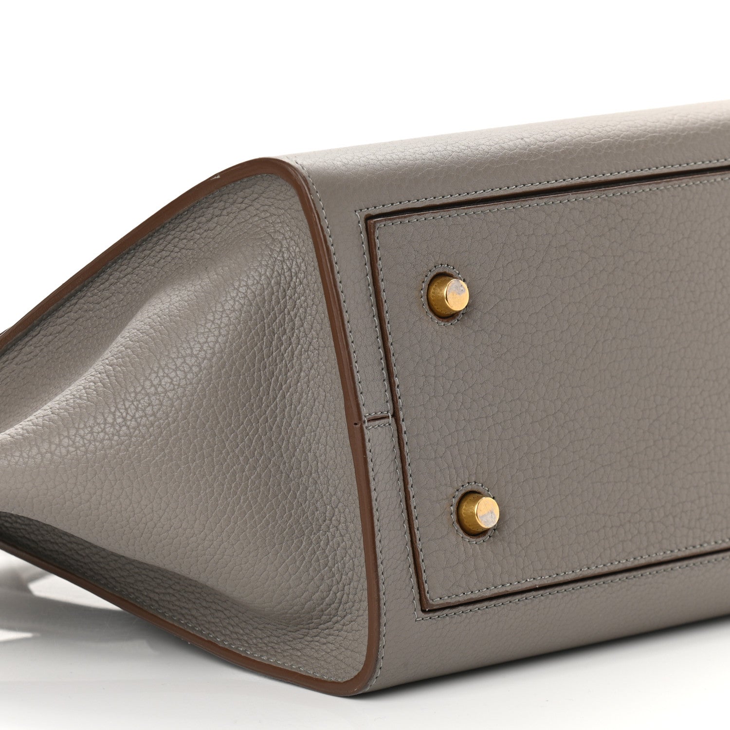 Celine Crisped Calfskin Mini Tie Knot Tote Medium Grey 9 of 14