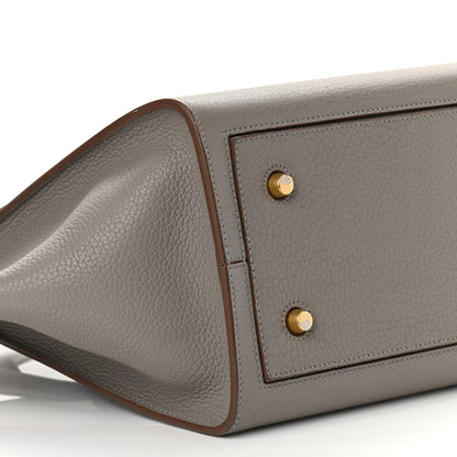 Celine Crisped Calfskin Mini Tie Knot Tote Medium Grey 9 of 14