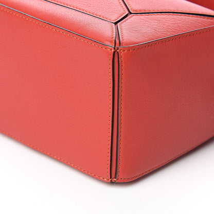 Loewe Calfskin Small Puzzle Bag Pastel Scarlet 8 of 9