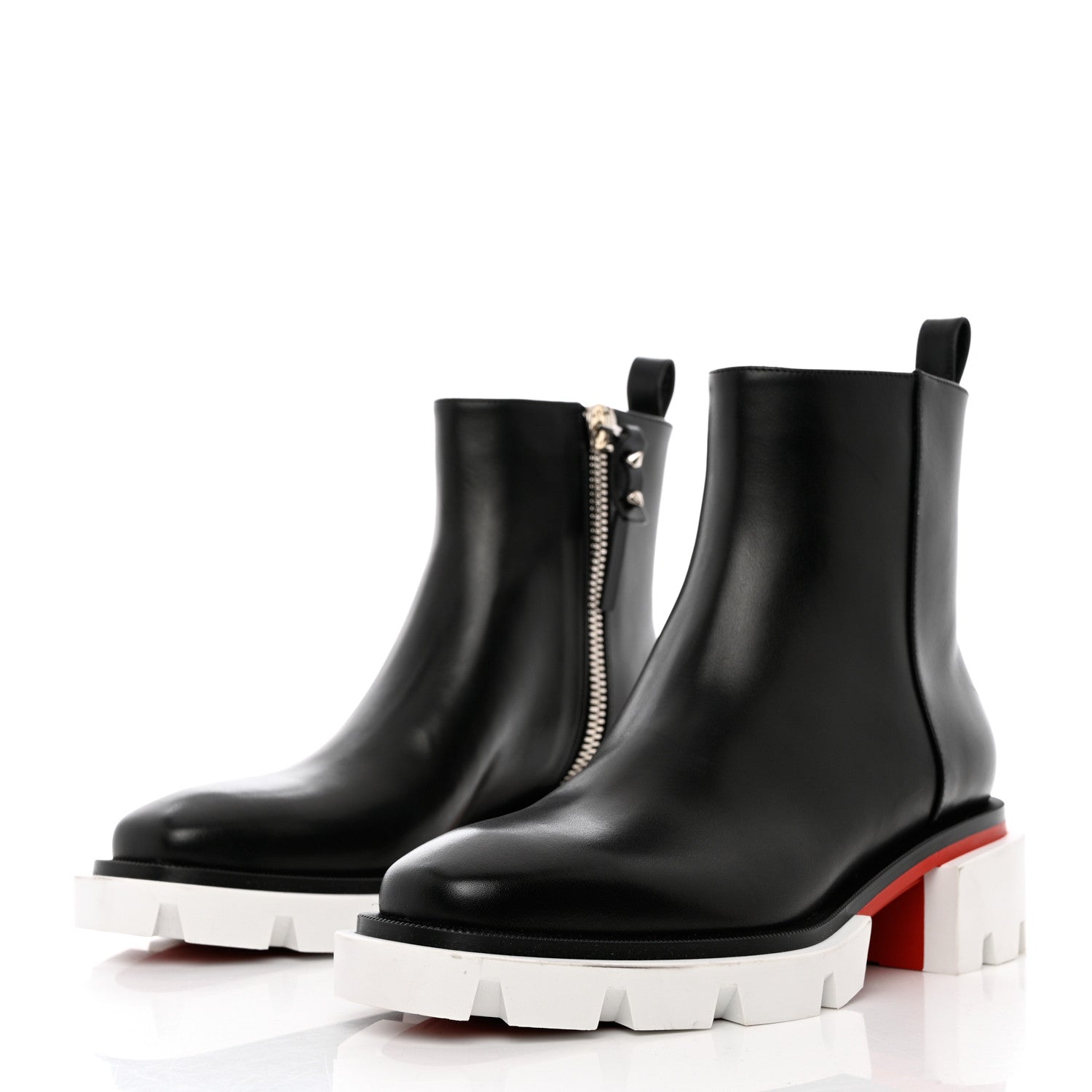 Christian Louboutin Calfskin Maxiboot Boots 37 Black 3 of 15