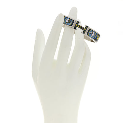 Hermes Enamel Printed Narrow Bouquets Selliers Clic Clac H Bracelet PM Ecume 2 of 5