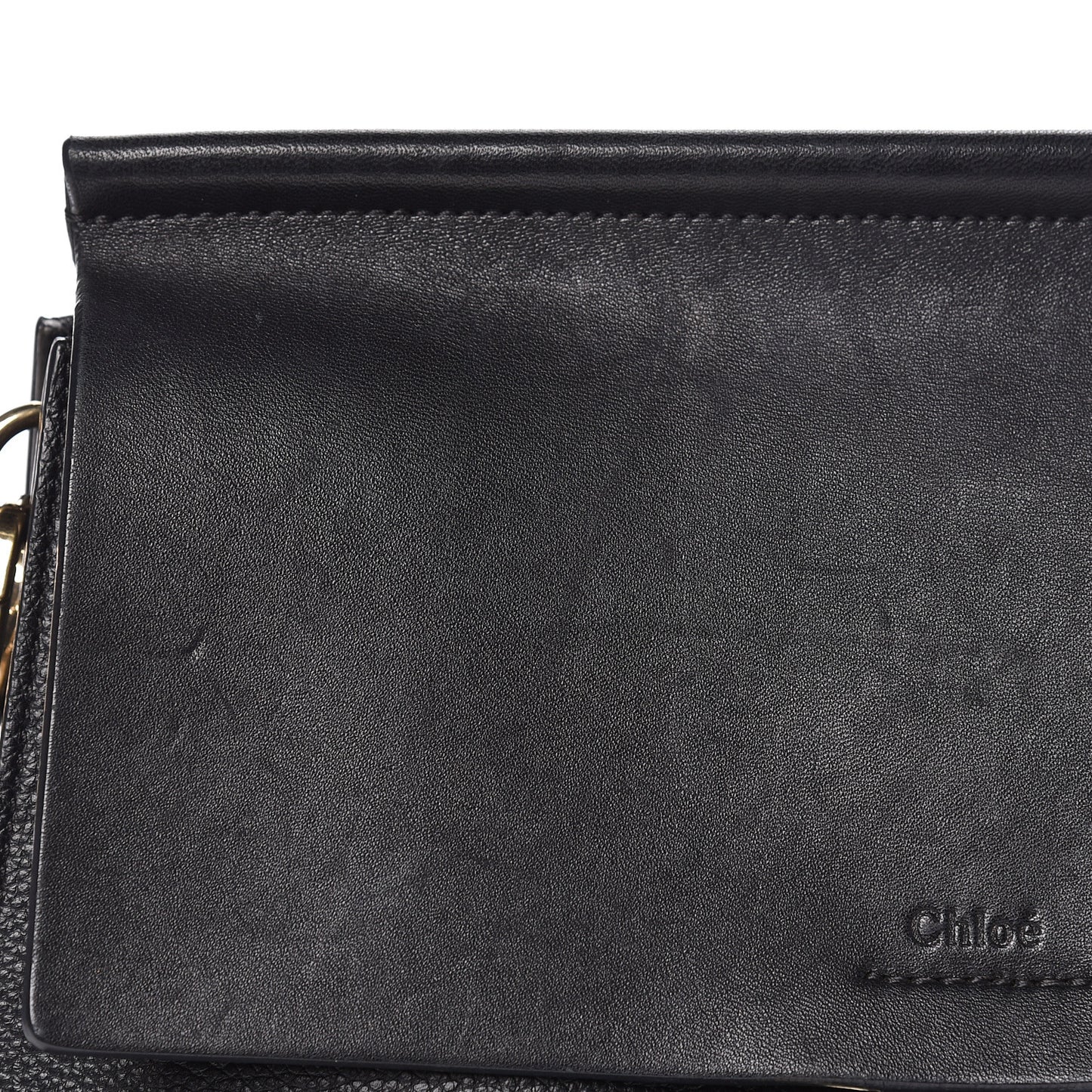 Calfskin Medium Faye Shoulder Bag Black