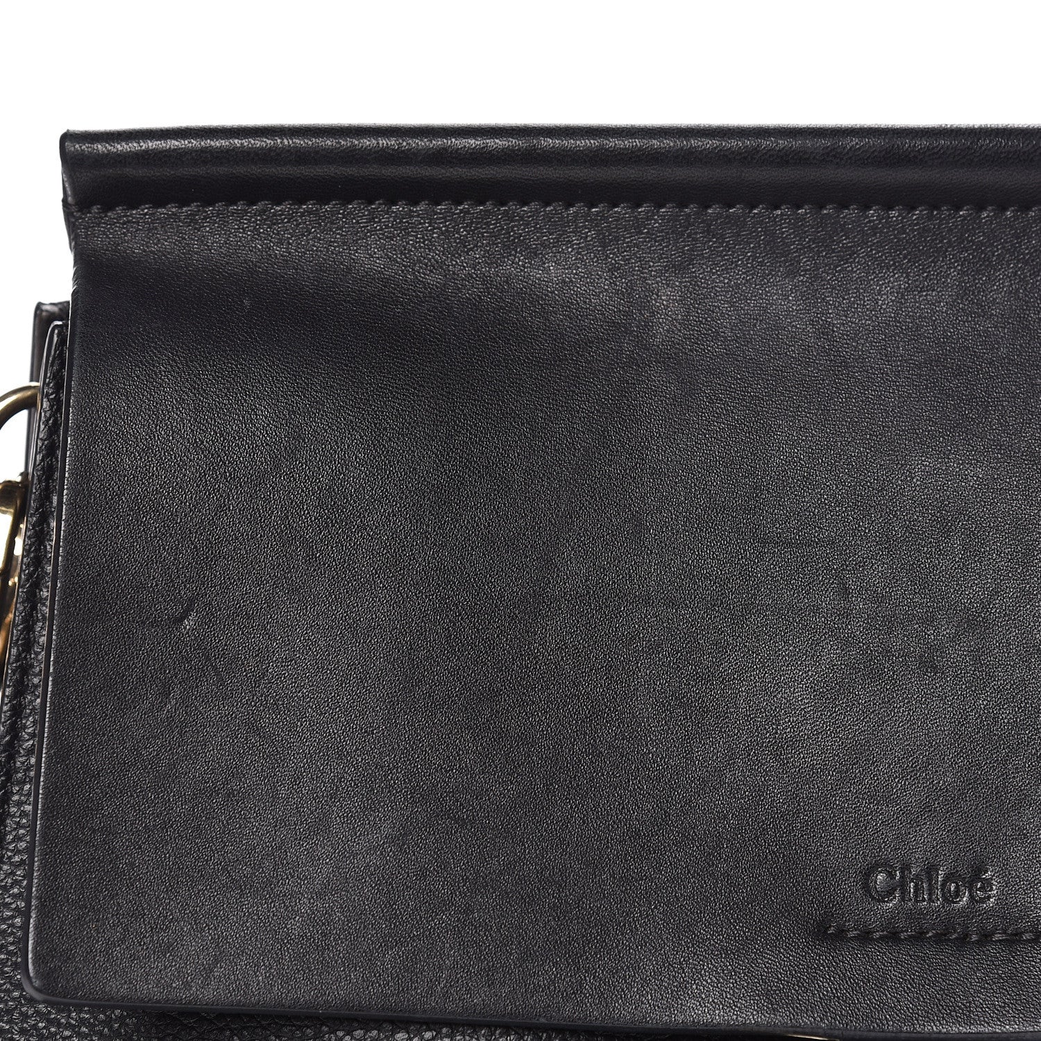 Chloe Calfskin Medium Faye Shoulder Bag Black 17 of 26