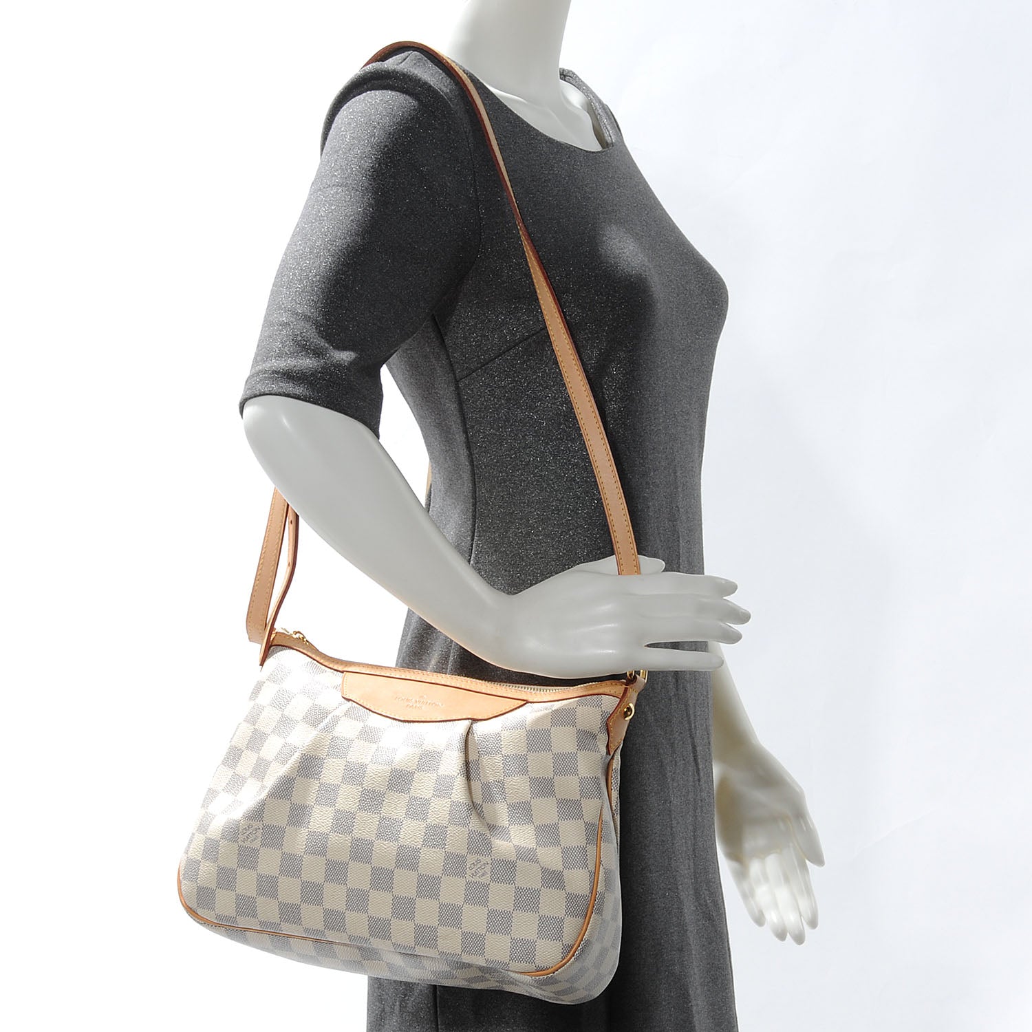 Louis Vuitton Damier Azur Siracusa PM 2 of 8