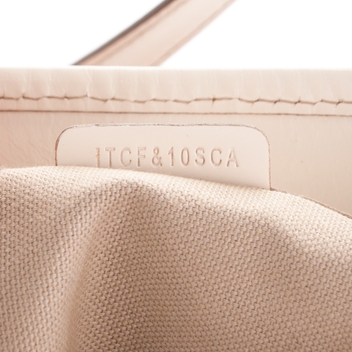 House Check Small Canterbury Tote White