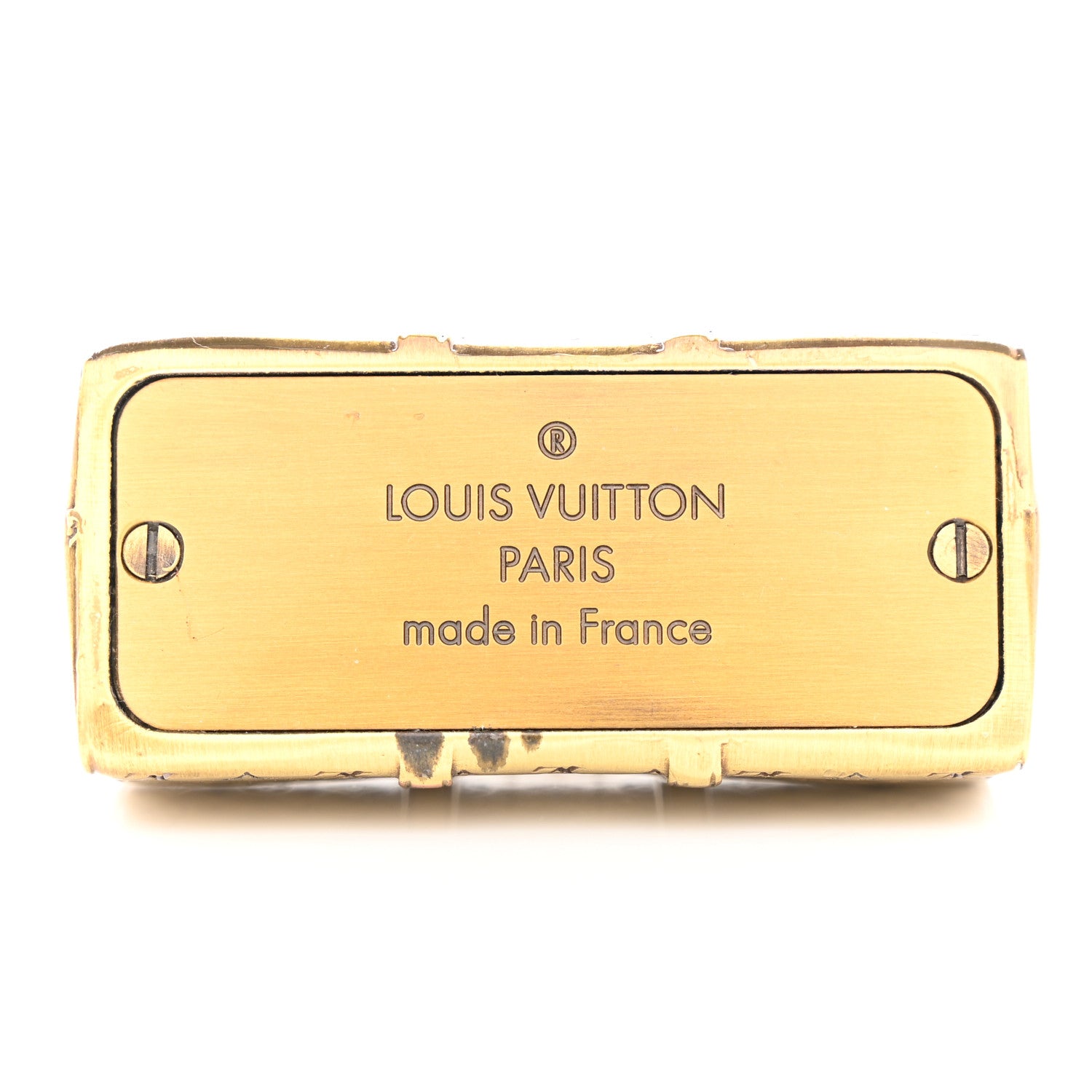 Louis Vuitton Antique Brass Keepall Paperweight 5 of 8