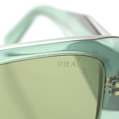 Prada Acetate Symbole Sunglasses SPR 17W Sage Green 7 of 8