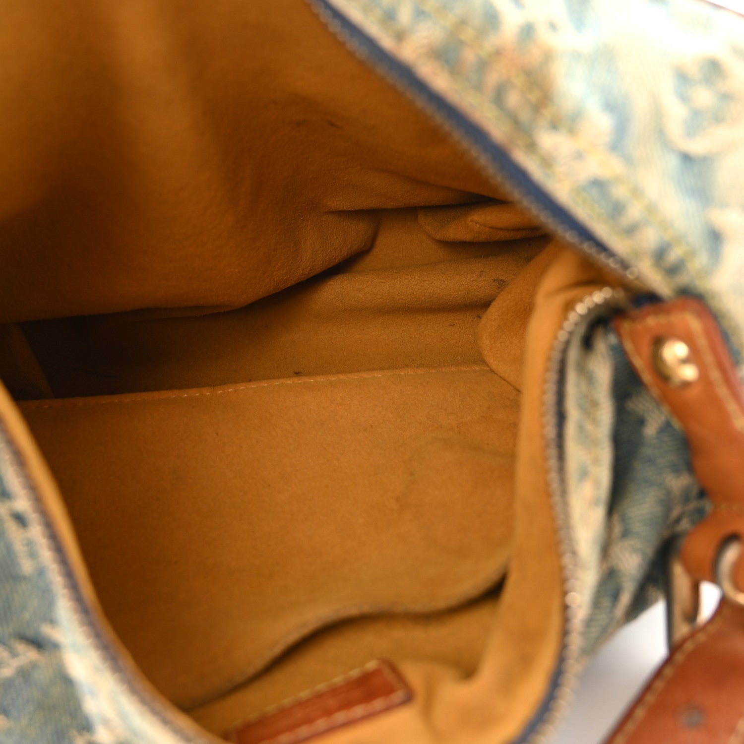 Louis Vuitton Monogram Denim Baggy PM Blue 5 of 14