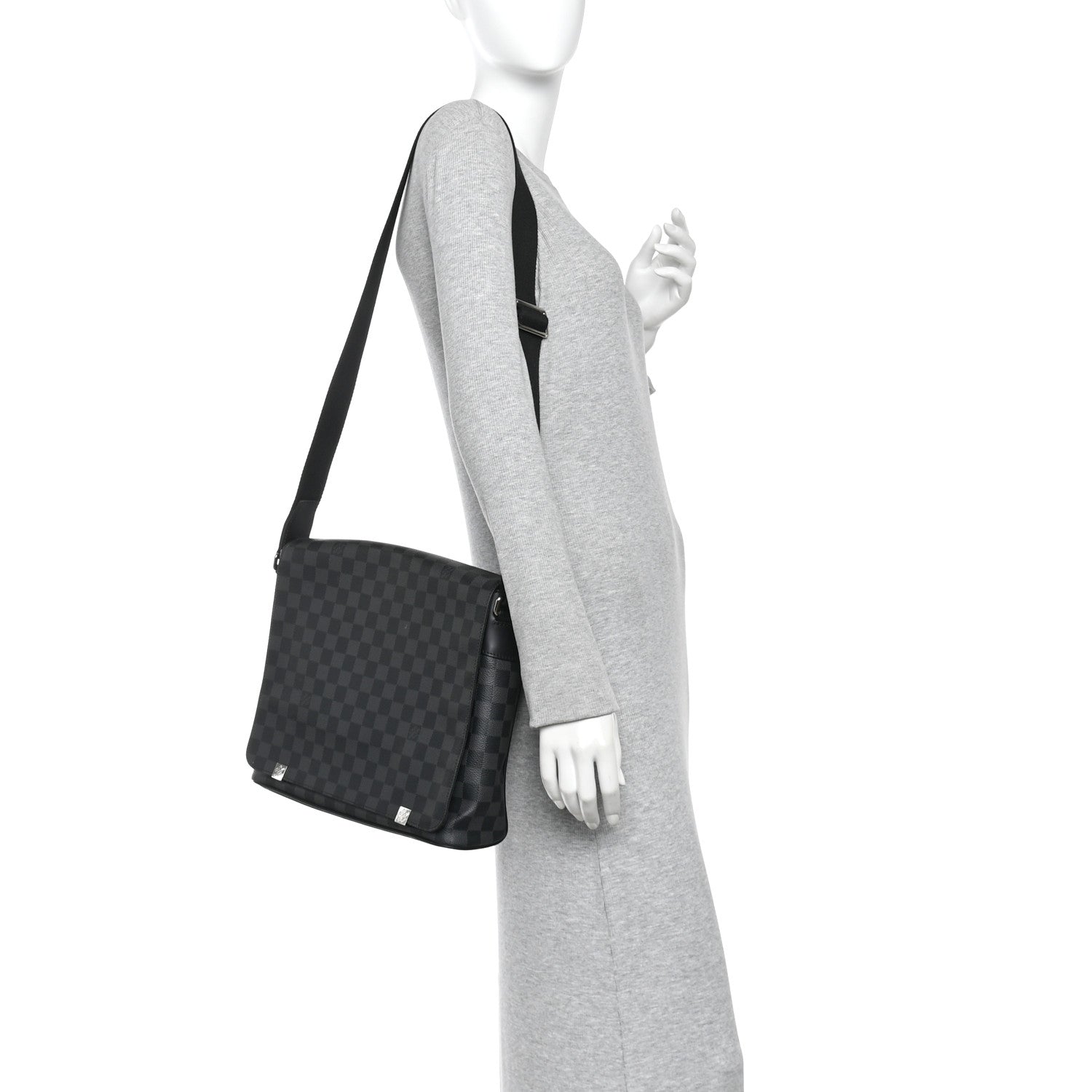 Louis Vuitton Damier Graphite District MM 2 of 10