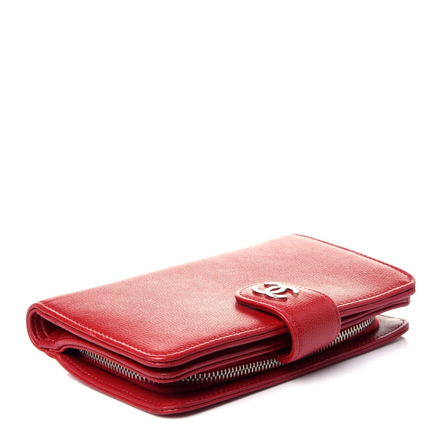 Caviar Sevruga Zip Pocket Wallet Red