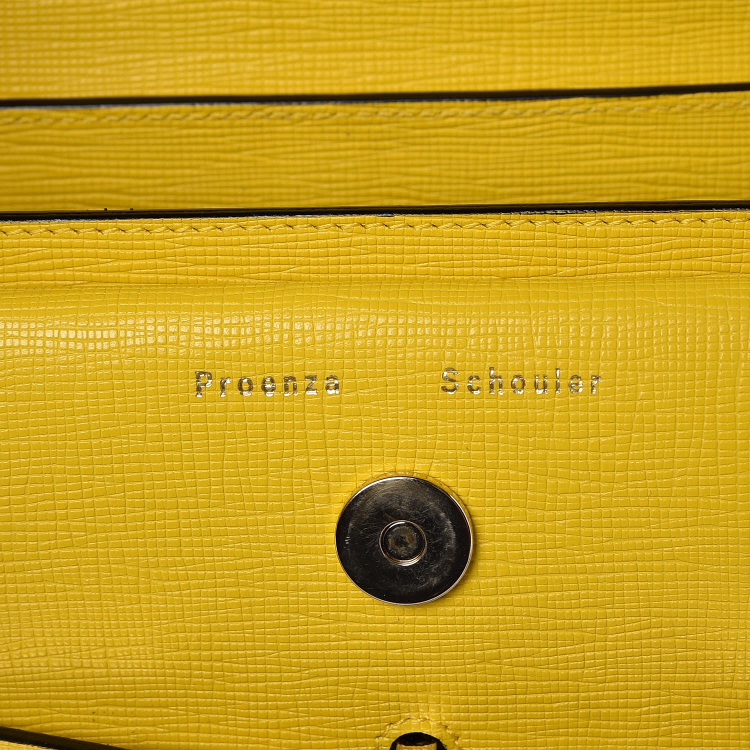 Proenza Schouler New Linosa Mini PS11 Classic Shoulder Bag Tropical Yellow 6 of 9