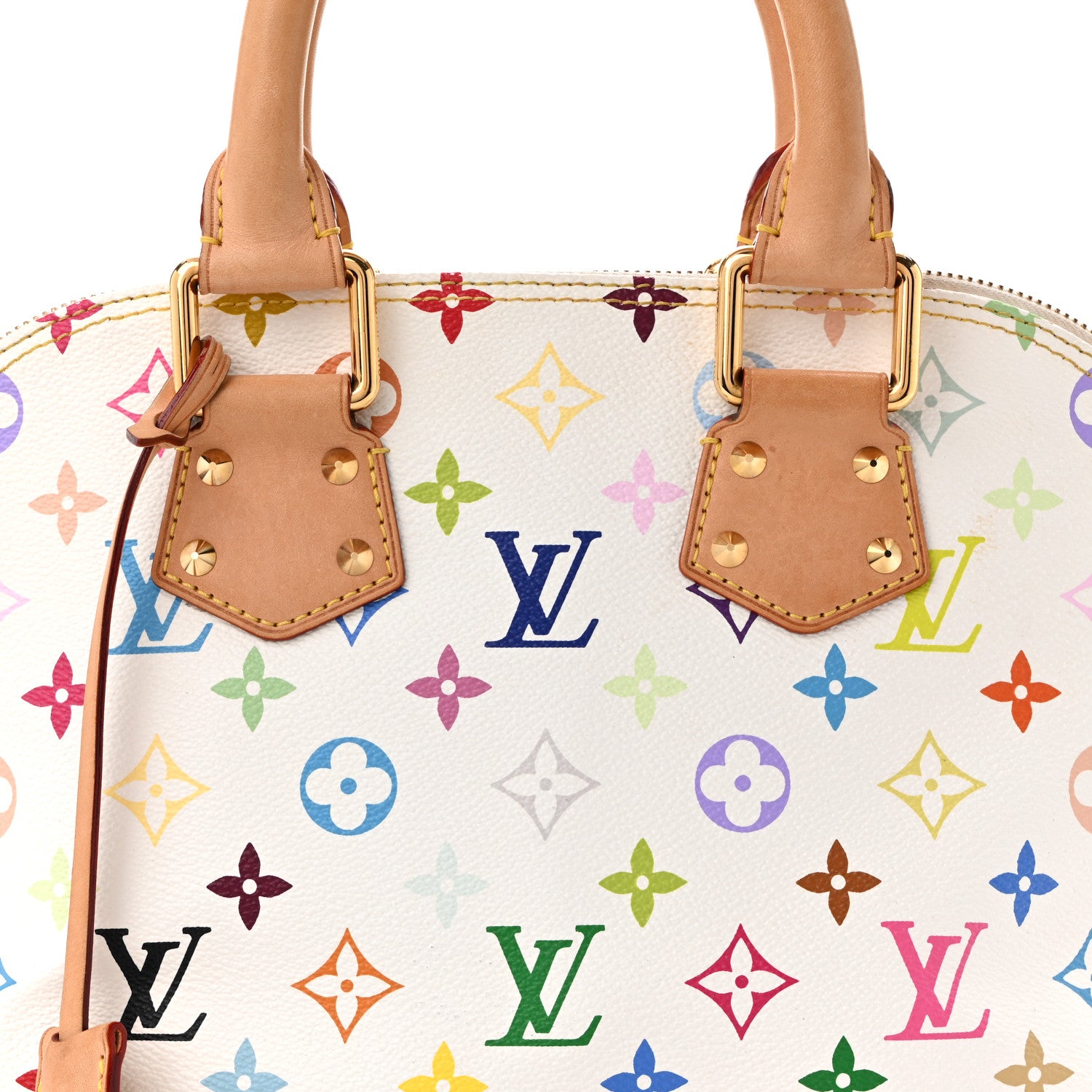 Louis Vuitton Monogram Multicolor Alma PM White 8 of 10