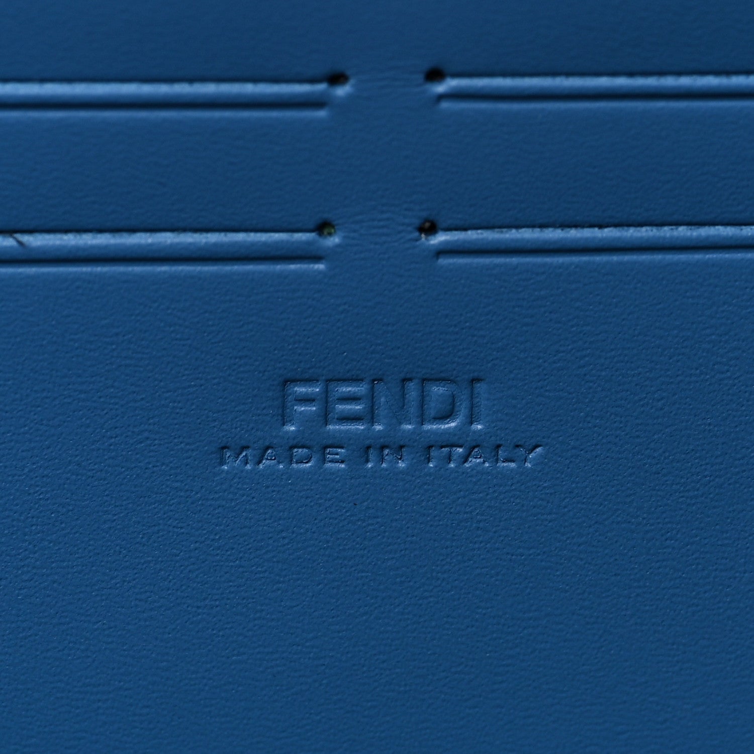Fendi Recycled Fabric Jacquard Vitello King FF 1974 Baguette Soft Trunk Asfalto Black Fiordaliso 5 of 6