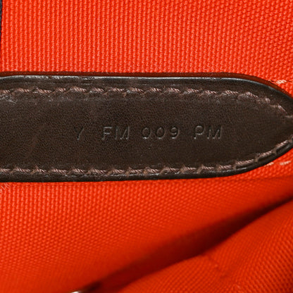 Hermes Canvas The Grooming Bag Bleu Navy Feu 7 of 10