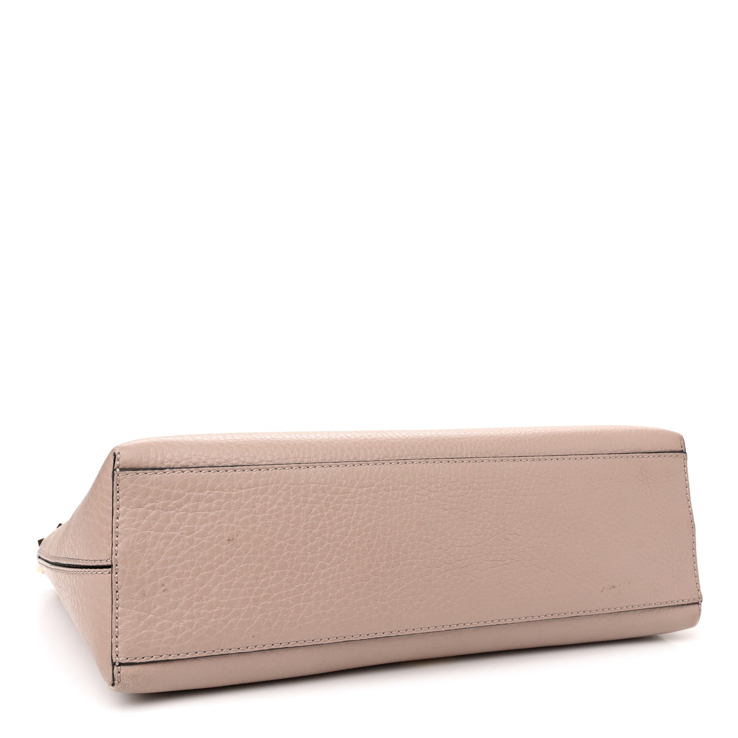 Valentino Garavani Grained Calfskin Small Rockstud Shoulder Tote Poudre 4 of 12