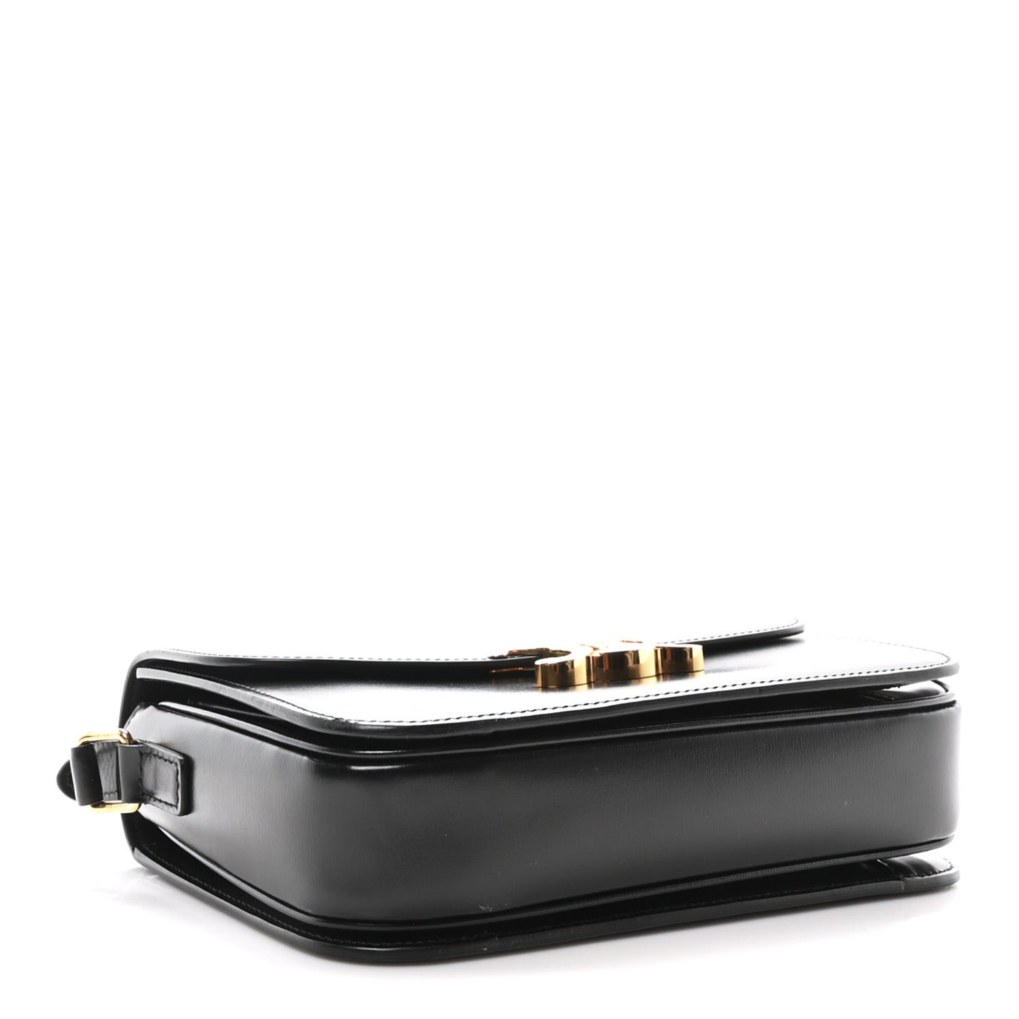 Shiny Calfskin Medium Triomphe Black