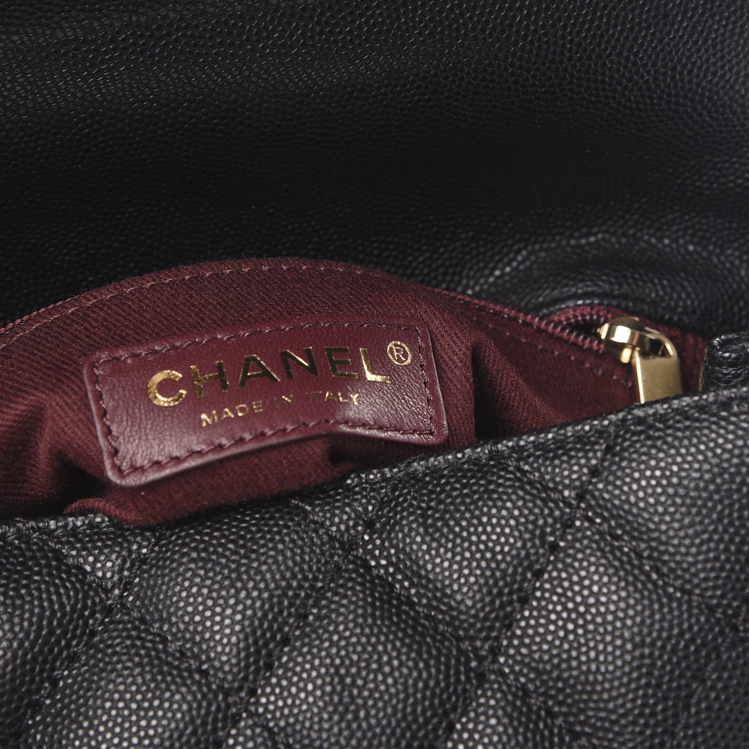 Chanel Caviar Quilted Mini Coco Handle Flap Black 5 of 10
