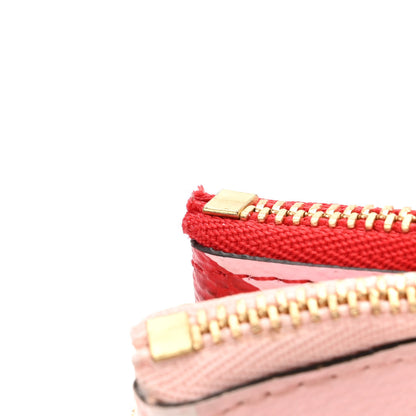 Louis Vuitton Monogram Giant Double Zip Pochette Rouge 12 of 12