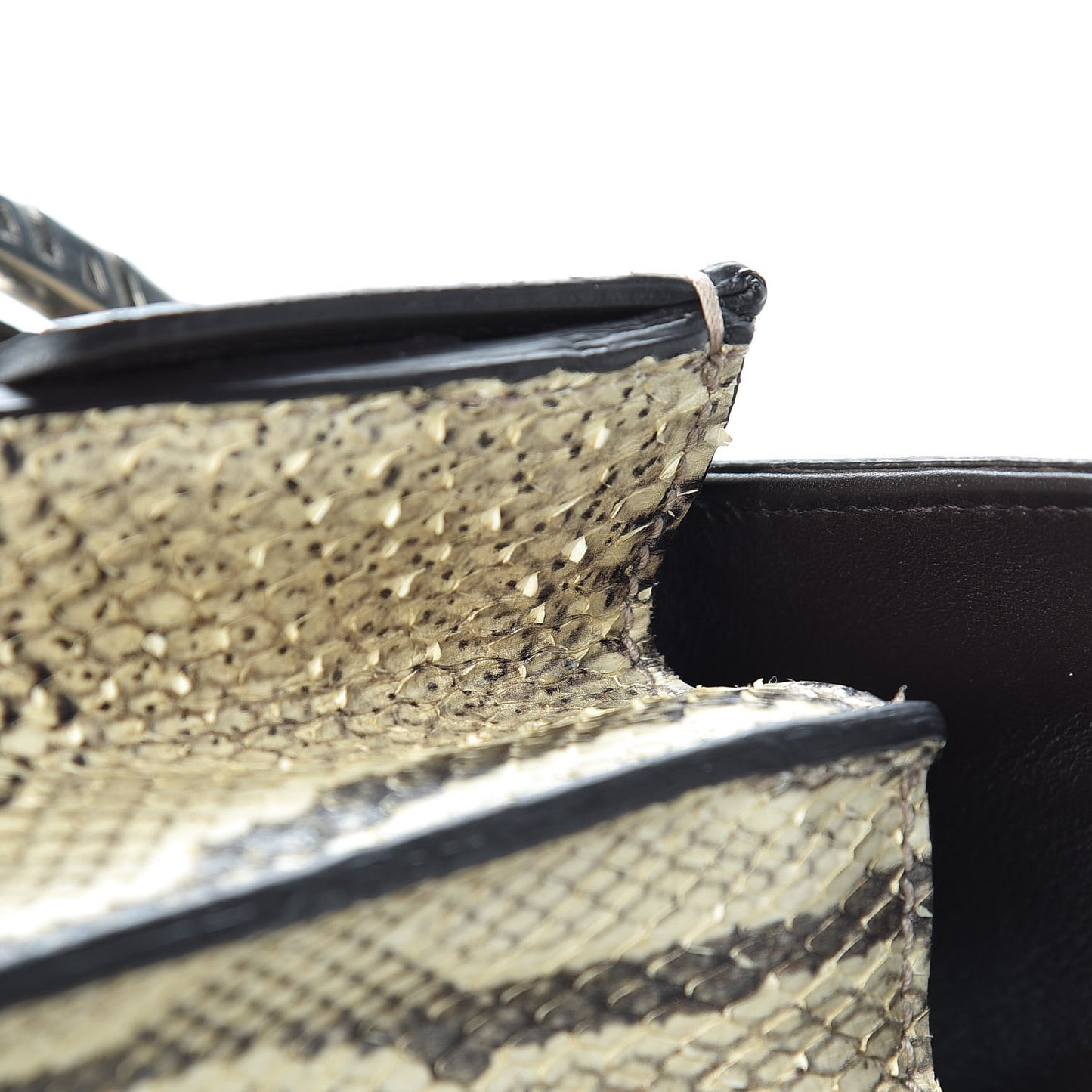 GG Supreme Monogram Python Embroidered Small Dionysus Shoulder Bag