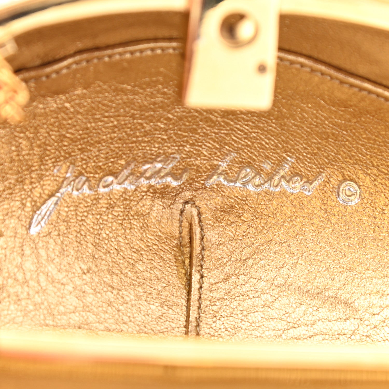Judith Leiber Crystal Egg Minaudiere Clutch Gold 6 of 11