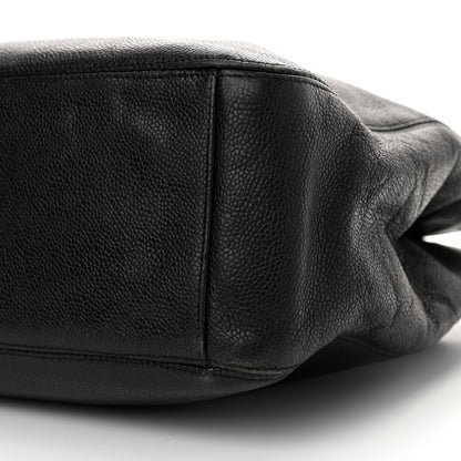 Chanel Caviar Weekender Bag Black 10 of 15