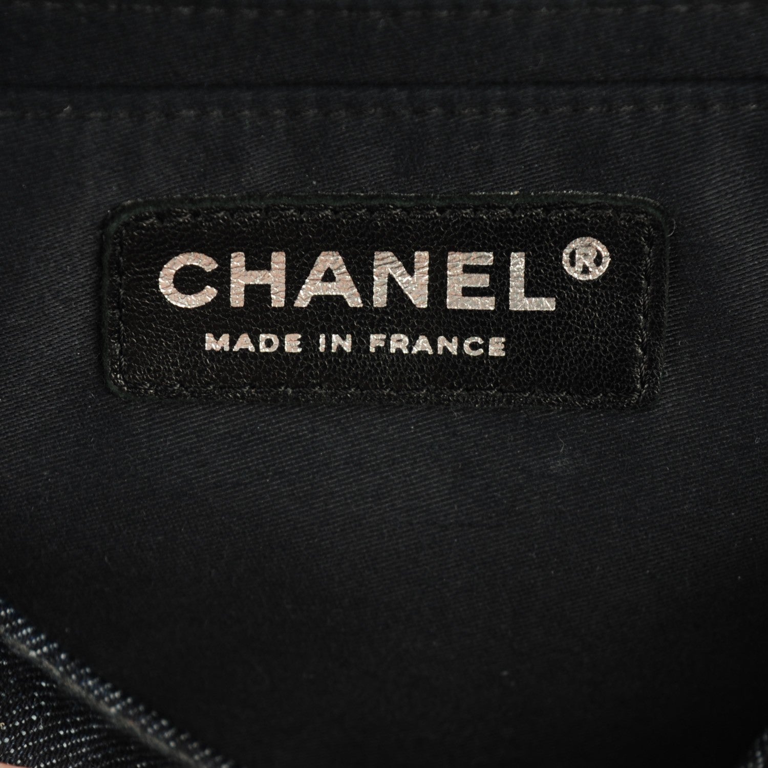 Chanel Denim Embroidered Jumbo Perfume Bottle Flap Blue 7 of 8