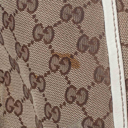 Gucci Monogram D Gold Large Hobo Ivory 9 of 11