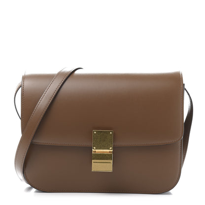 Celine Box Calfskin Medium Classic Box Flap Bag Camel 1 of 10