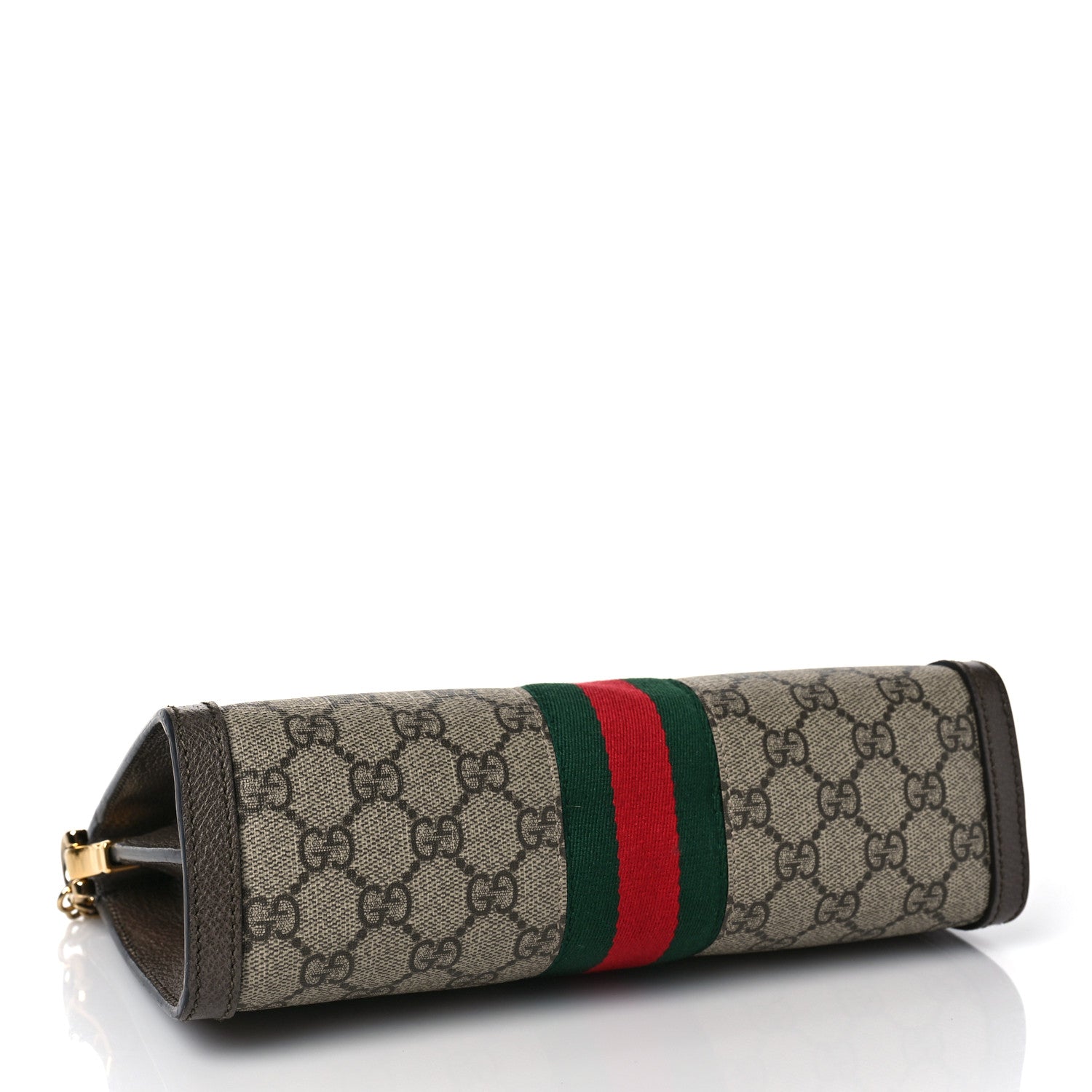 Gucci GG Supreme Monogram Web Small Ophidia Chain Shoulder Bag Brown 4 of 10