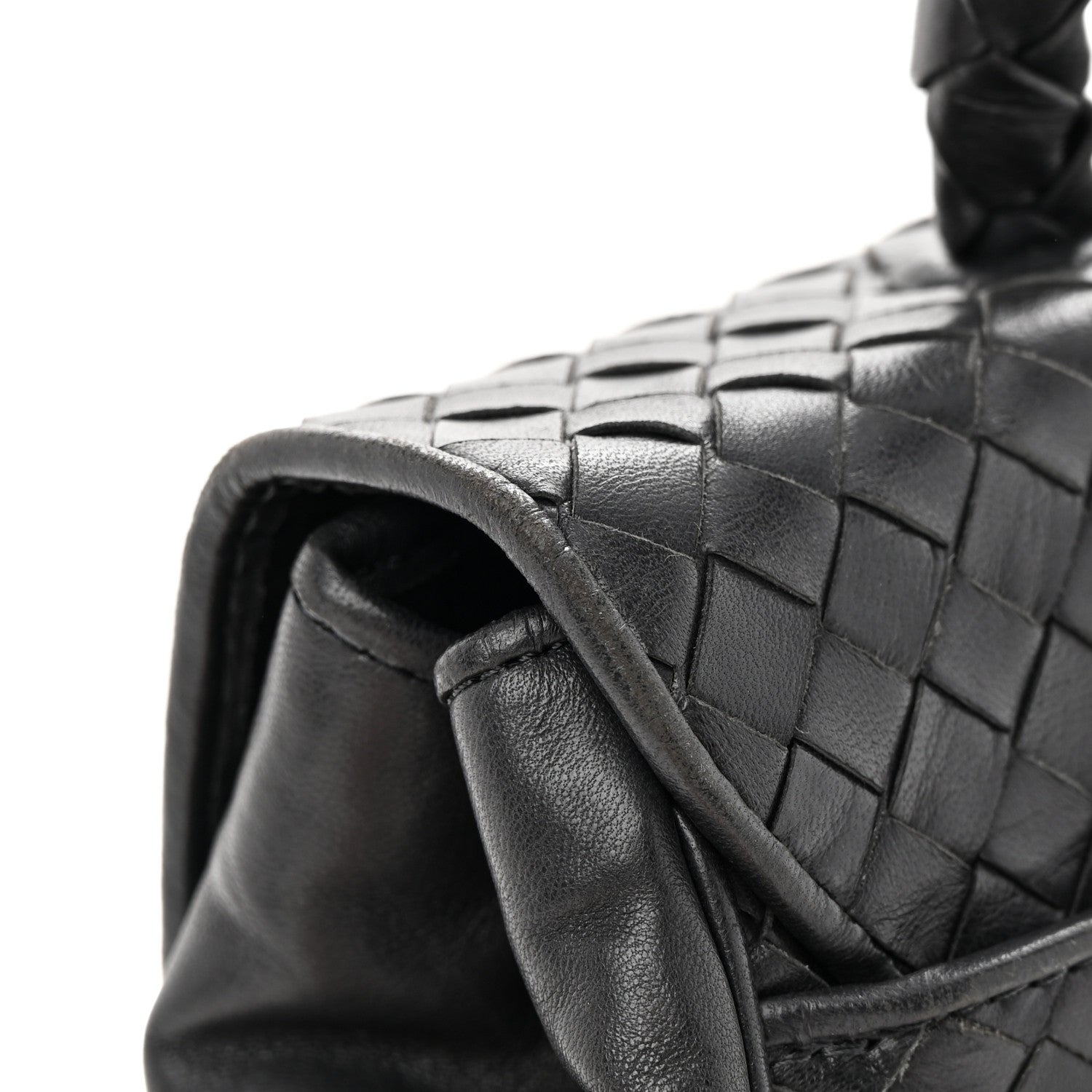 Bottega Veneta Nappa Intrecciato Top Handle Bag Black 15 of 15