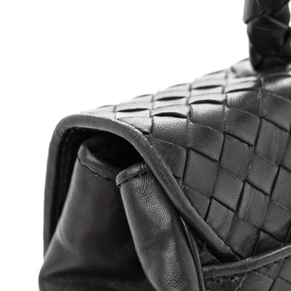 Bottega Veneta Nappa Intrecciato Top Handle Bag Black 15 of 15