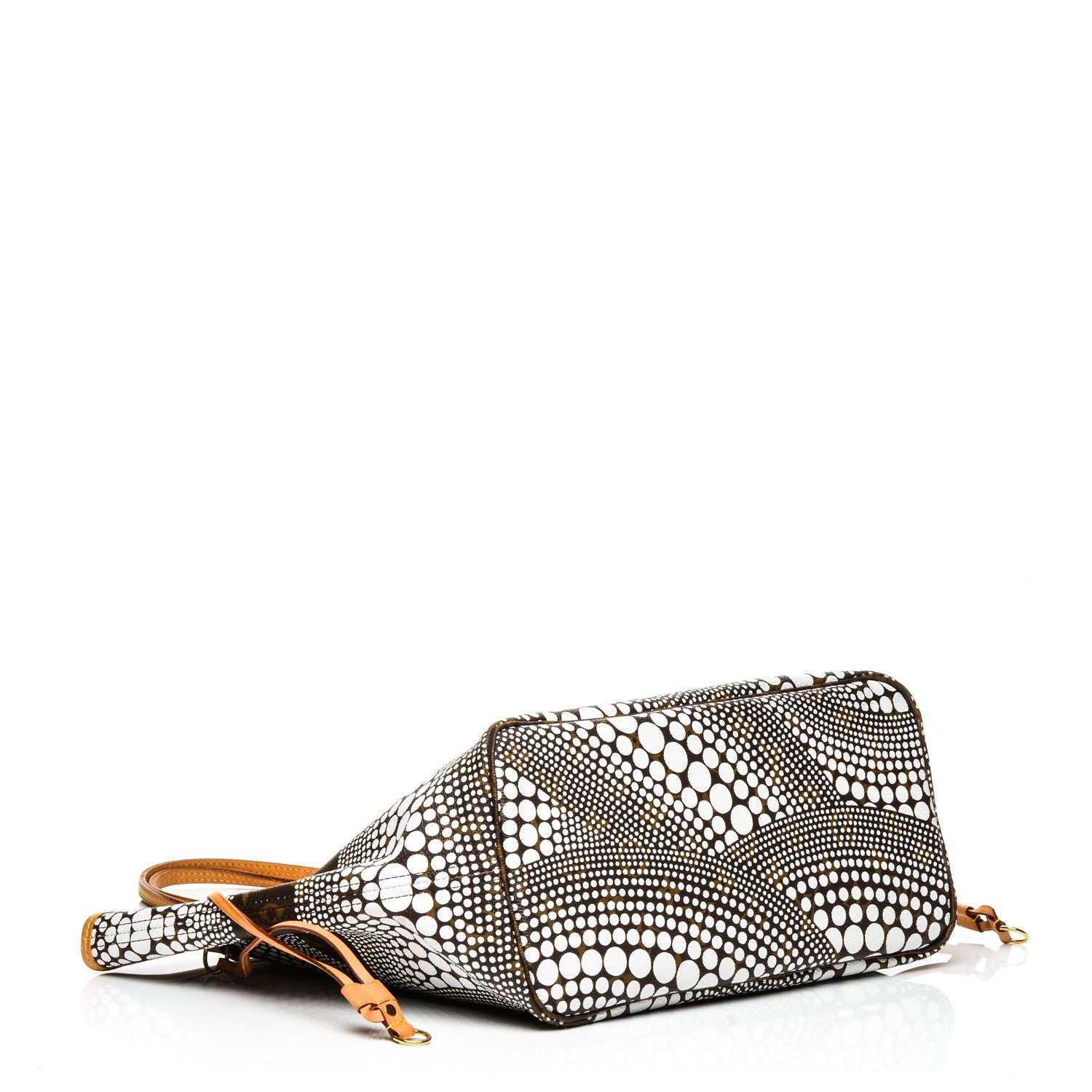 Louis Vuitton Monogram Kusama Waves Neverfull MM White 4 of 7