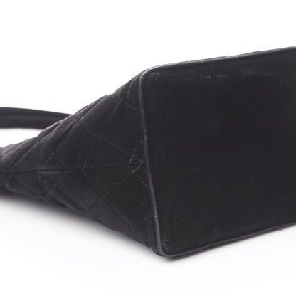 Chanel Velvet Medallion Tote Black 6 of 9
