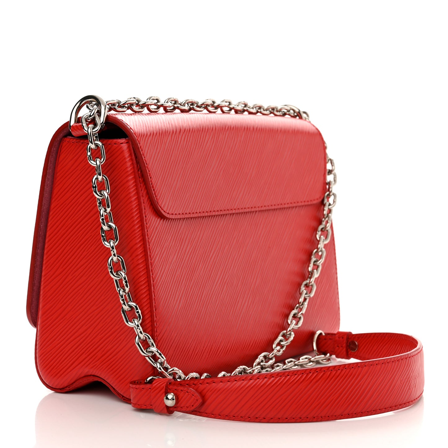 Epi Twist Shoulder Bag MM Coquelicot