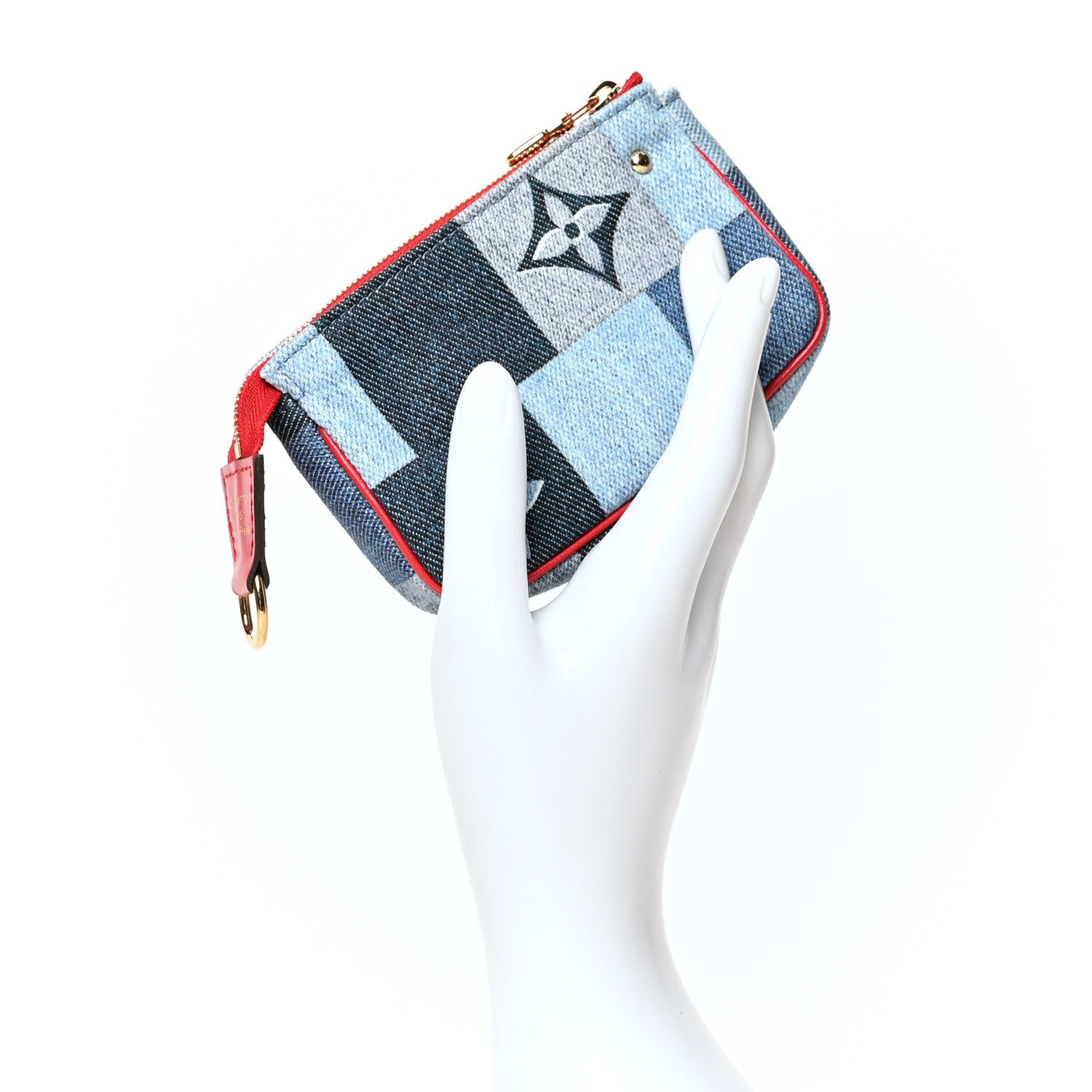 Louis Vuitton Denim Micro Pochette Accessories Denim Rouge 2 of 10