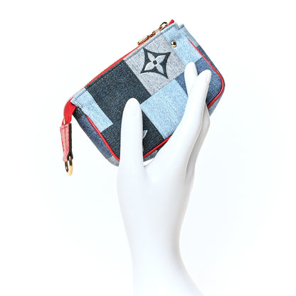 Louis Vuitton Denim Micro Pochette Accessories Denim Rouge 2 of 10