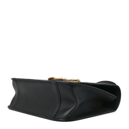Versace Vitello Barocco Virtus Top Handle Shoulder Bag Black 10 of 14