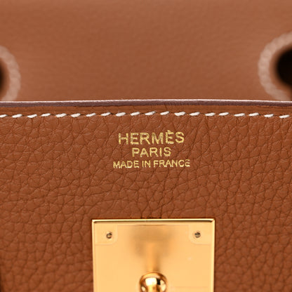 Hermes Togo Birkin 30 Gold 6 of 11