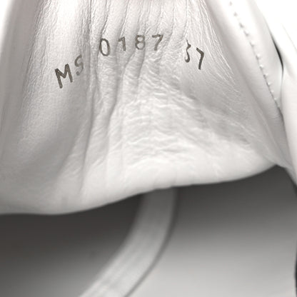 Louis Vuitton Calfskin Reverse Monogram Kabuki Low Top Sneakers 37 White 8 of 8