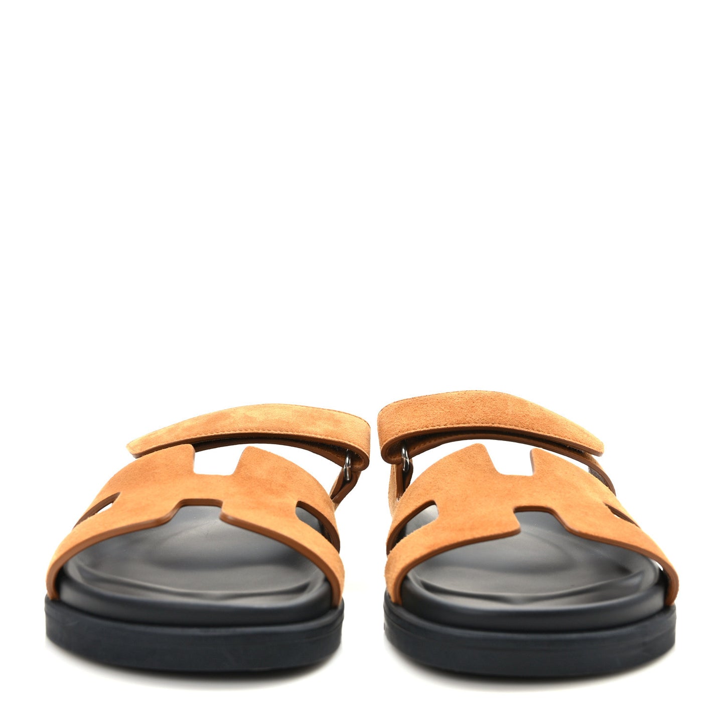 Suede Goatskin Womens Chypre Sandals 36 Naturel