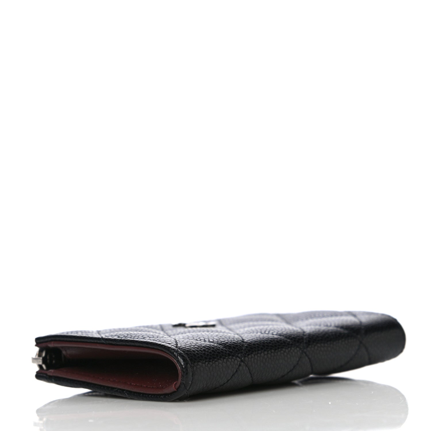 Chanel Caviar Quilted Zipped Key Holder Case Black 4 of 11