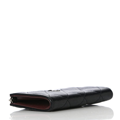 Chanel Caviar Quilted Zipped Key Holder Case Black 4 of 11