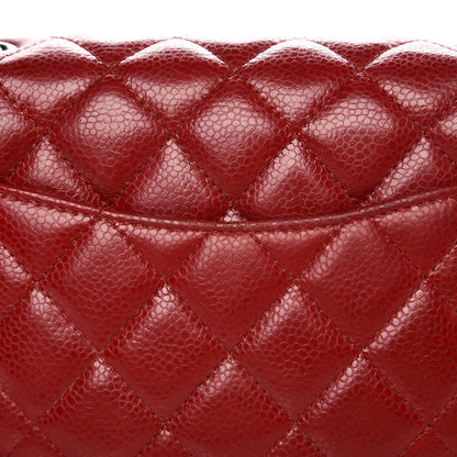 Chanel Caviar Quilted Mini Rectangular Flap Dark Red 10 of 12