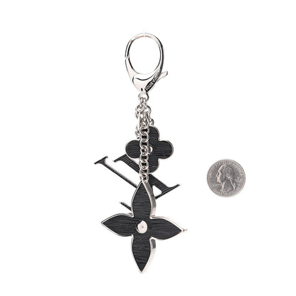 Louis Vuitton Electric Epi Fleur d'Epi Bag Charm Black 2 of 3